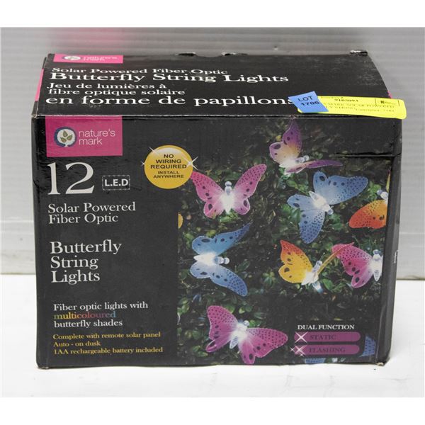 NATURES MARK SOLAR POWERED BUTTERFLY STRING