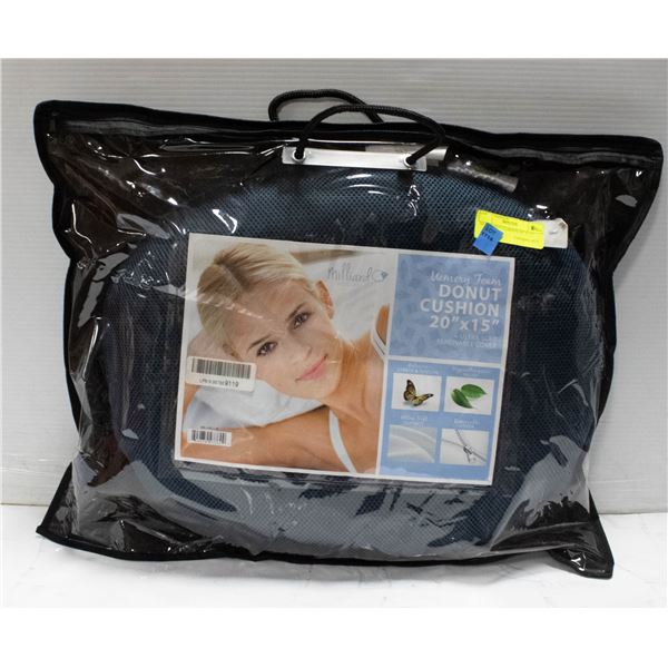 NEW DONUT CUSHION 20" X 15"