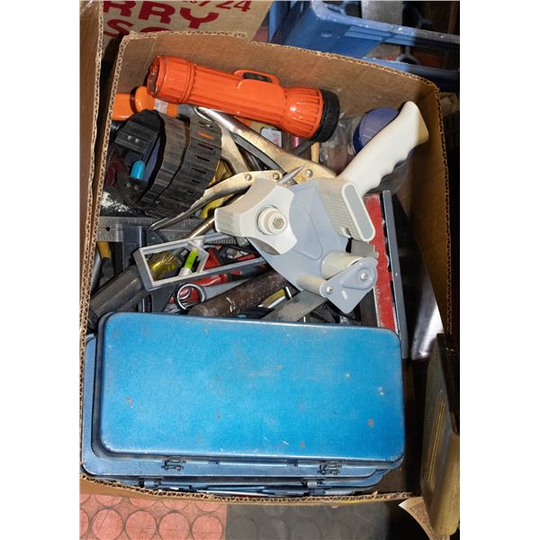 BOX LOT OF TOOLS