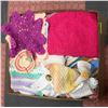 Image 1 : VINTAGE KNIT/CROCHET ITEMS BOX LOT ASSORTED