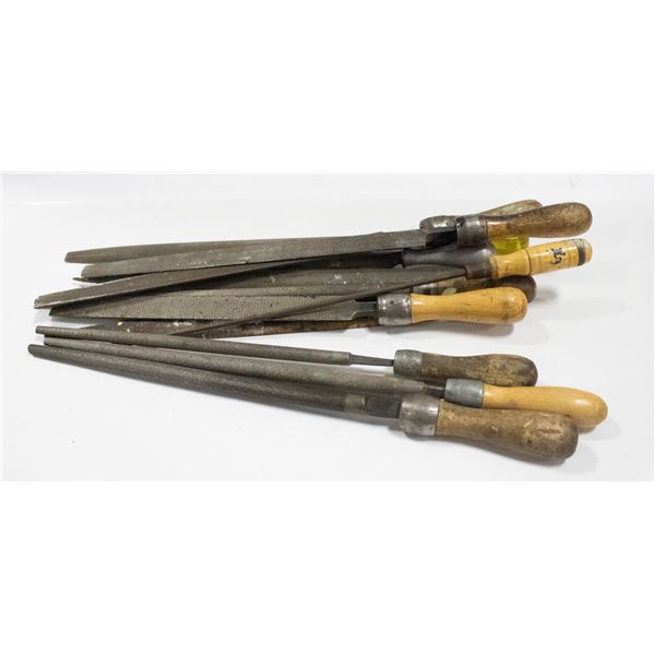 FILES & RASPS 10"-19" LOT OF 13 ASSORTED