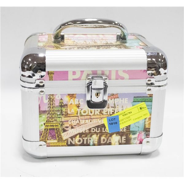 PARIS TRAIN CASE FOR MAKEUP/JEWELRY