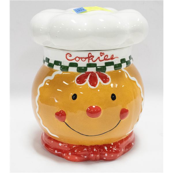 VINTAGE GINGERBREAD MAN COOKIE JAR
