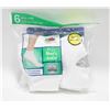 Image 1 : ANKLE SOCKS WHITE 12-16 SIZE 6-PACK
