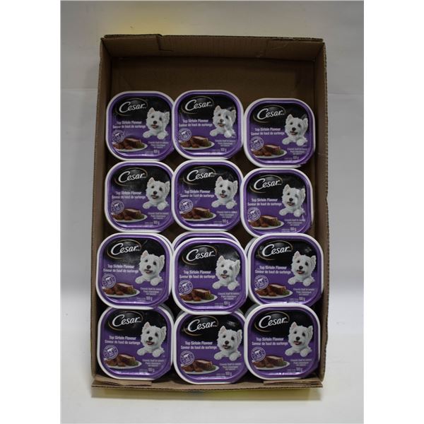 FLAT OF 18 CESAR DOG FOOD BB NOV 19/22