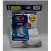 Image 1 : WHITE CREW SOCKS 12-16 SIZE 6-PACK