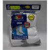 Image 1 : WHITE CREW SOCKS 12-16 SIZE 6-PACK