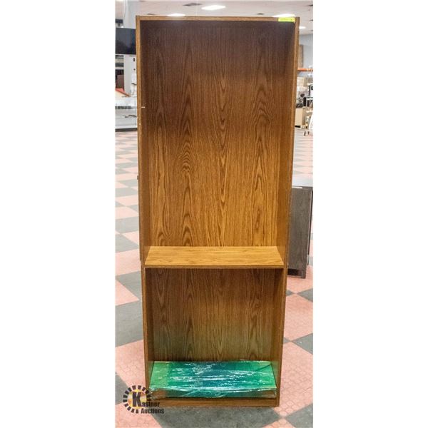 24" X 66" BROWN SHELVING UNIT