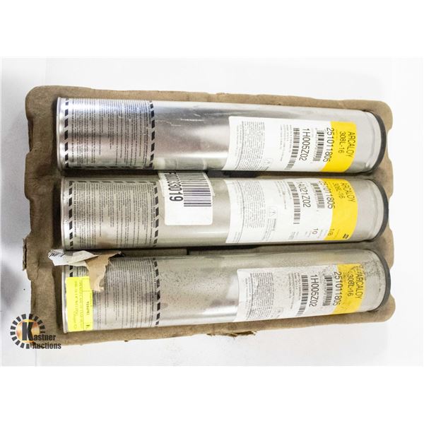 OPENED CASE OF ESAB ARCALOY 308L-16 1/8" WELDING