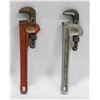 Image 1 : VINTAGE RIDGID PIPE WRENCH 10" 2 PC