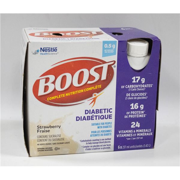 12 BOOST STRAWBERRY ENERGY DRINKS
