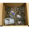 Image 1 : BOX OF BEER GLASSES - 16 BEER MUGS & 1X BEER