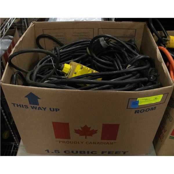 HEAVY DUTY EXTENSION CORDS- BOX LOT