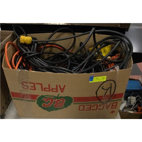 HEAVY DUTY EXTENSION CORDS- BOX LOT