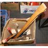 Image 1 : VINTAGE AXES & HANDLES BOX LOT OF 10