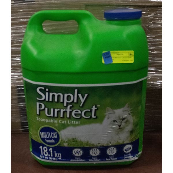 SIMPLY PURRFECT CAT LITTER- 18KG PAIL
