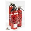 Image 1 : 3 5LB FULLY CHARGED & CERTIFIED FIRE EXTINGUISHERS
