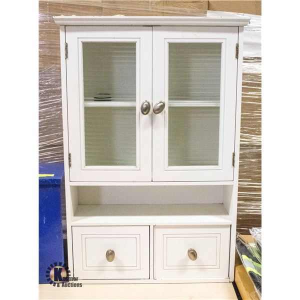 WHITE DECORATIVE CABINET