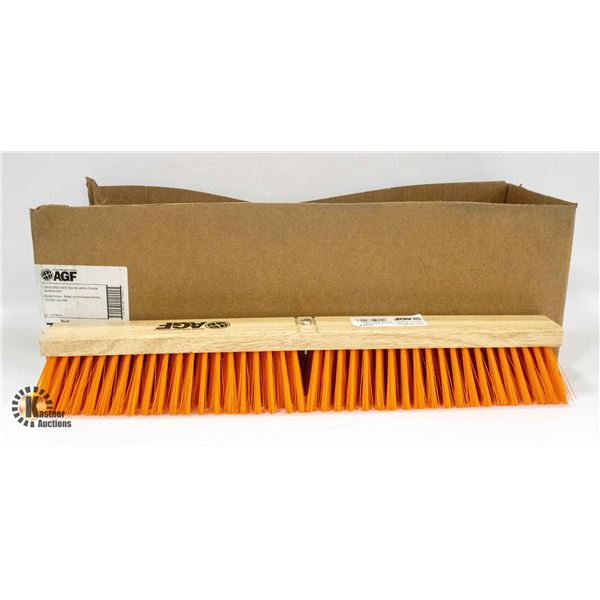 CASE OF 24" COARSE SWEEPER HEADS- SAFETY ORANGE