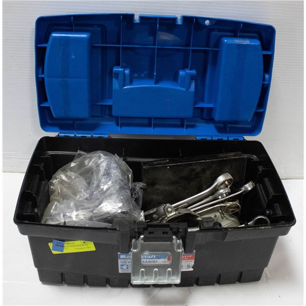 MASTER CRAFT TOOL BOX WITH ASST. TOOLS