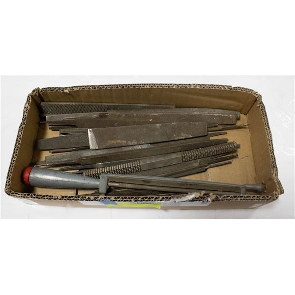 METAL FILES & RASPS- BOX LOT ASST.