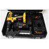 Image 1 : DEWALT CORDLESS DRILL C/W 18V BATTERY & BATTERY