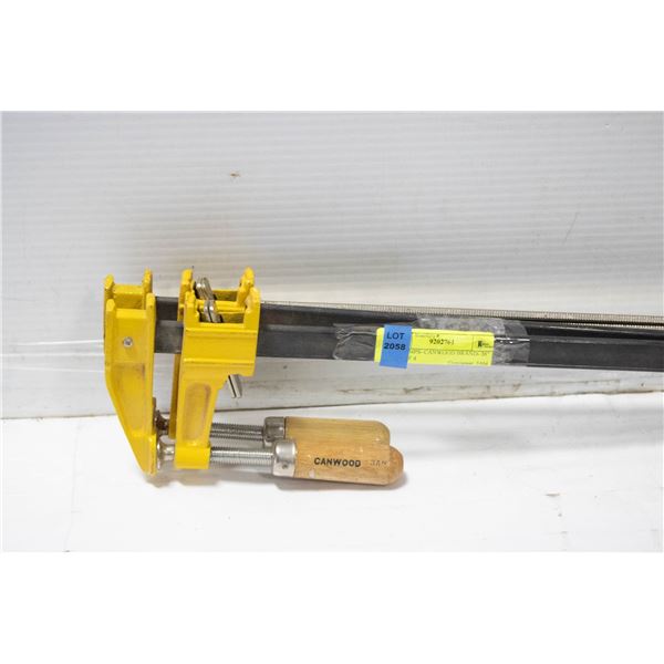 F CLAMPS- CANWOOD BRAND- 36" LOT OF 4