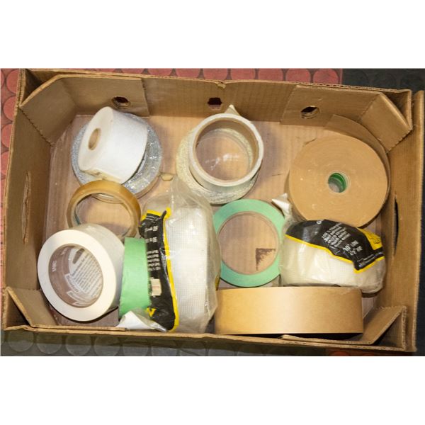 FLAT OF VARIOUS TAPE