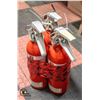 Image 1 : 3 5LB FULLY CHARGED & CERTIFIED FIRE EXTINGUISHERS