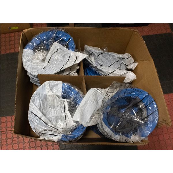 CASE OF BLUE HARD HATS