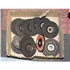 Image 1 : GRINDER DISCS- BOX LOT OF 19 ASSORTED