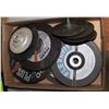 Image 1 : GRINDER DISCS- BOX LOT OF 19 ASSORTED