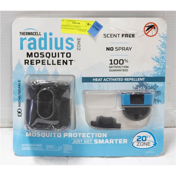 THERMACELL RADIUS RECHARGEABLE MOSQUITTO