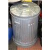 Image 1 : LARGE STEEL GARBAGE BIN WITH LID