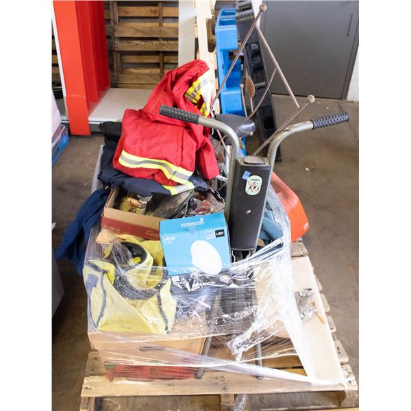 PALLET OF UNCLAIMED ITEMS