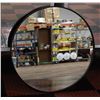 Image 1 : NEW UNPACKED IRON FRAM 36" DIAMETER WALL MIRROR