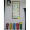 Image 2 : 2 DECORATIVE BEACH SIGNS & A DECORATIVE SANDAL COAT HANGER