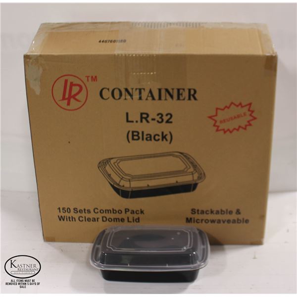 CASE OF LR-32 COMBO SETS OF PLASTIC FOOD CONTAINER