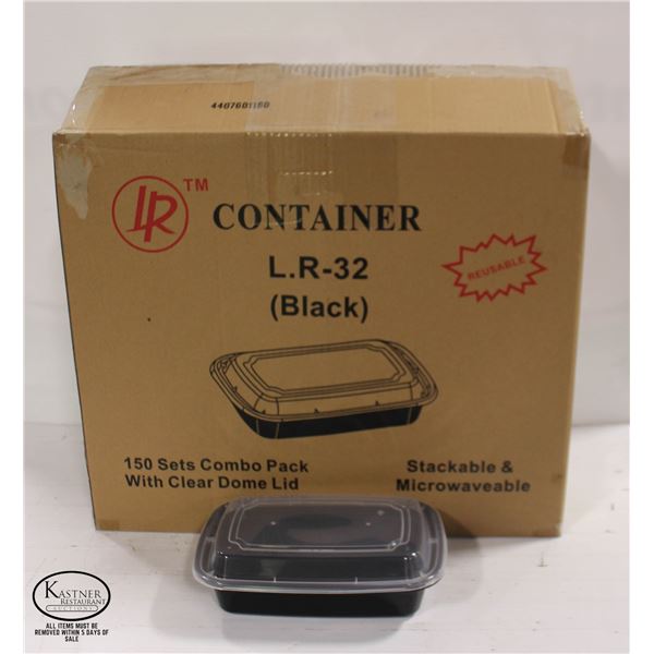 CASE OF LR-32 COMBO SETS OF PLASTIC FOOD CONTAINER