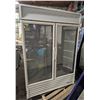 TRUE DUAL GLASS DOOR DISPLAY FREEZER