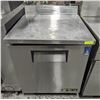 Image 1 : TRUE SINGLE DOOR WORK TOP FREEZER ON CASTERS