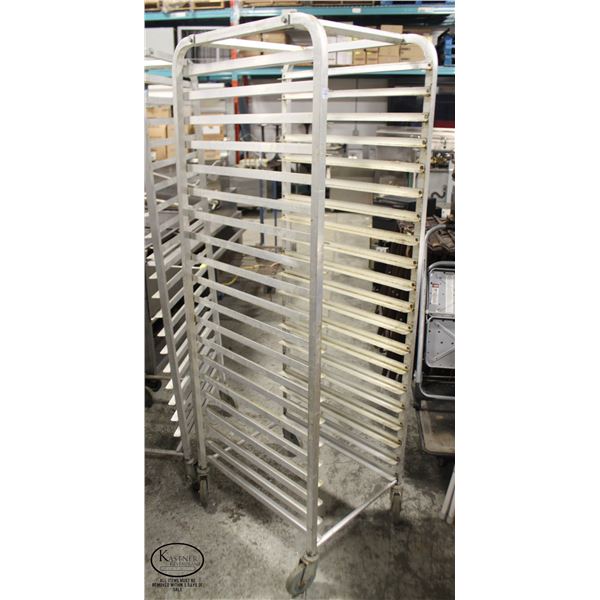 20 TEIR ALUMINIUM BAKERS RACK 20" X 26" X 70"