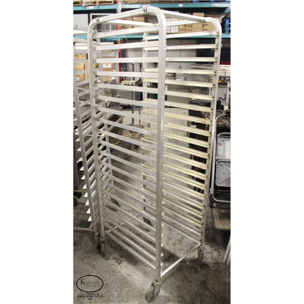 20 TEIR ALUMINIUM BAKERS RACK 20  X 26  X 70 