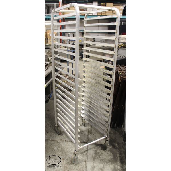 20 TEIR ALUMINIUM BAKERS RACK 20" X 26" X 70"