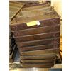 Image 1 : LOT OF 9 FOUR-LOAF BAKING PANS