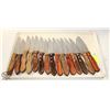 Image 1 : TRAY W/ 15 HEAVY DUTY STEAK KNIVES