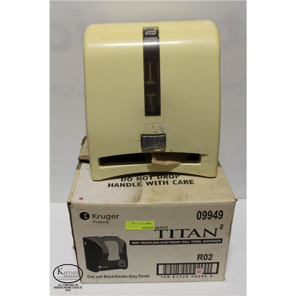 KRUGER MINI TITAN TOUCHLESS ROLL TOWEL DISPENSER