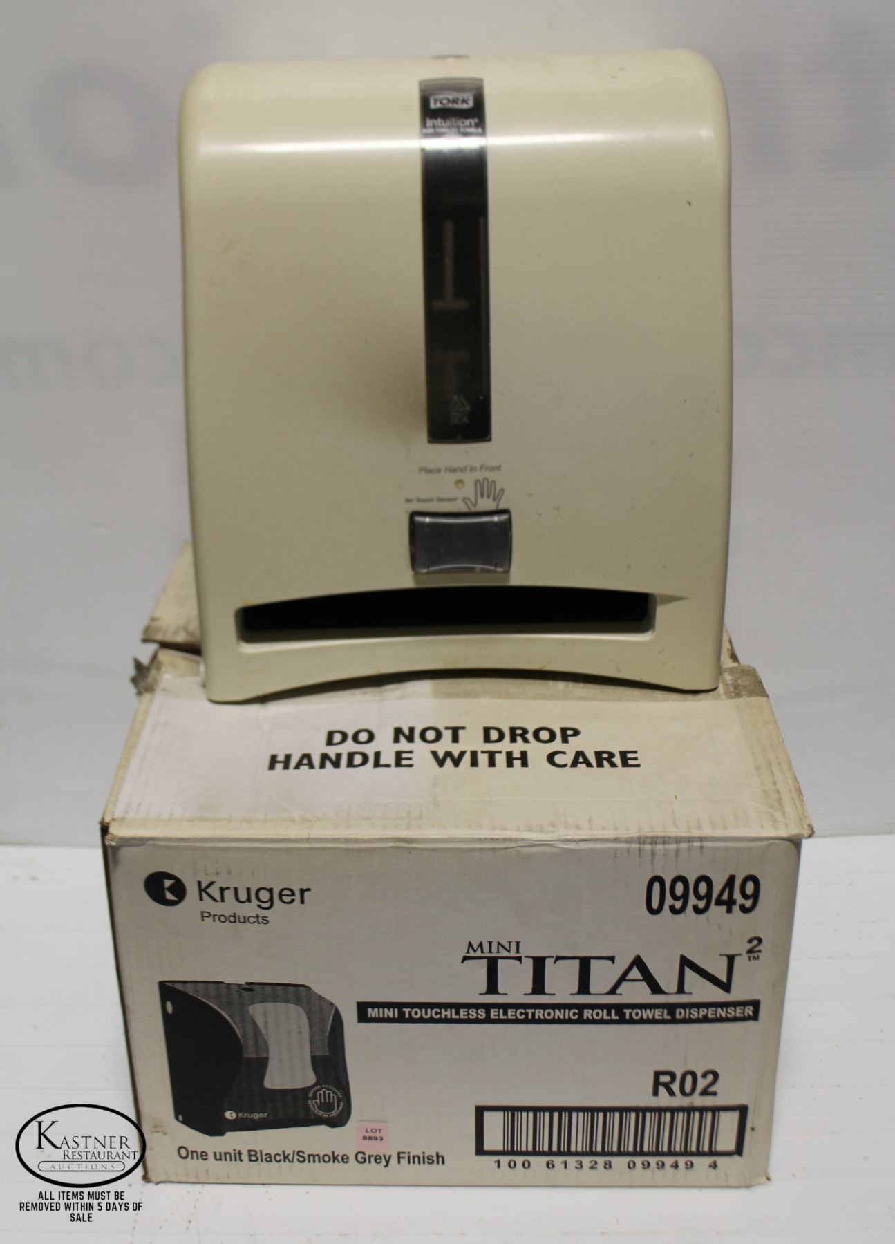 KRUGER MINI TITAN TOUCHLESS ROLL TOWEL DISPENSER