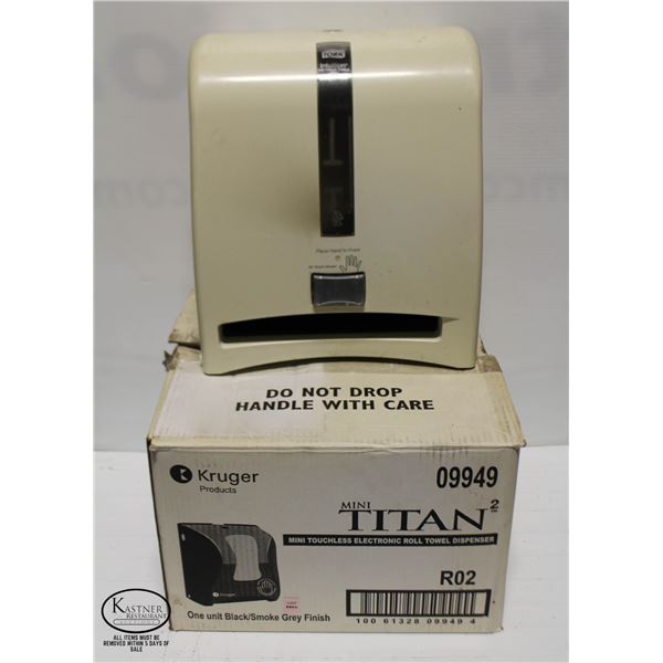 KRUGER MINI TITAN TOUCHLESS ROLL TOWEL DISPENSER