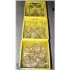 Image 1 : 3 CASES OF GOLD-RIMMED WINE GLASSES